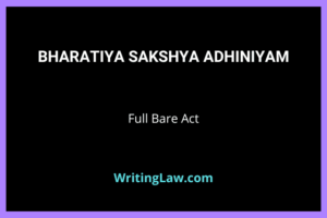 New Evidence Act Bharatiya Sakshya Adhiniyam With Pdf