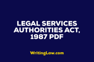 essay on legal services authorities act 1987