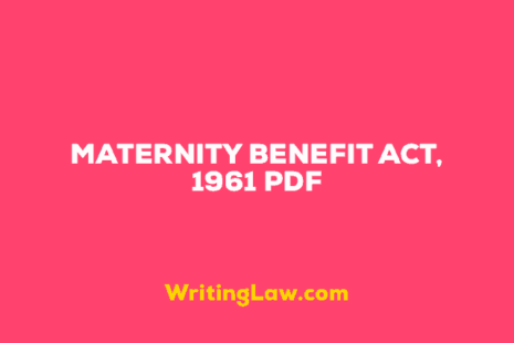 case study on maternity benefit act 1961 pdf