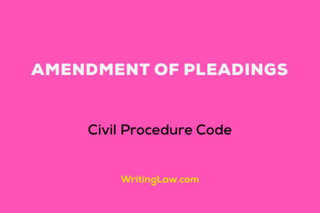 pleadings amendment civil rule