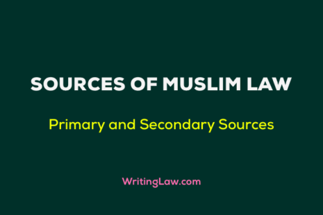 8 Sources Of Muslim Law - WritingLaw