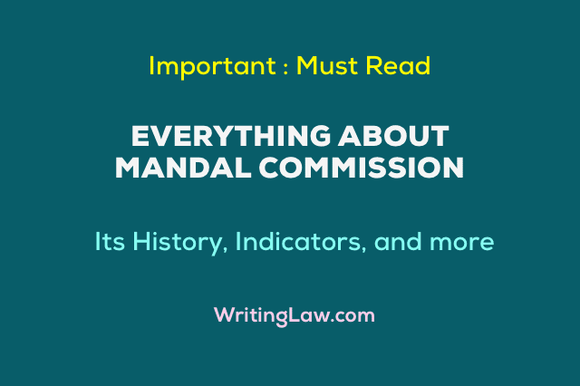 Everything About Mandal Commission