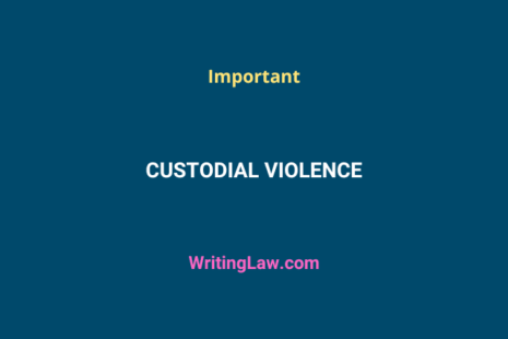 dissertation on custodial violence