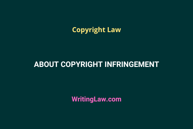 About Copyright Infringement
