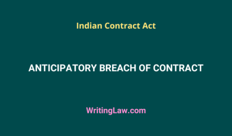 Anticipatory Breach of Contract