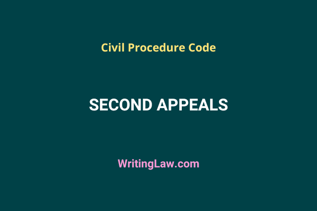 Second Appeals Under Civil Procedure Code